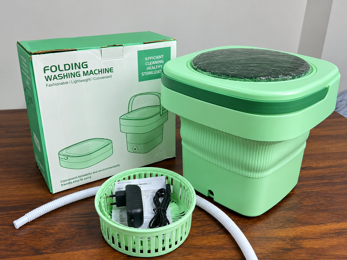 Portable Folding Mini Washing Machine with Sterilization and Drying 3 Washing Modes