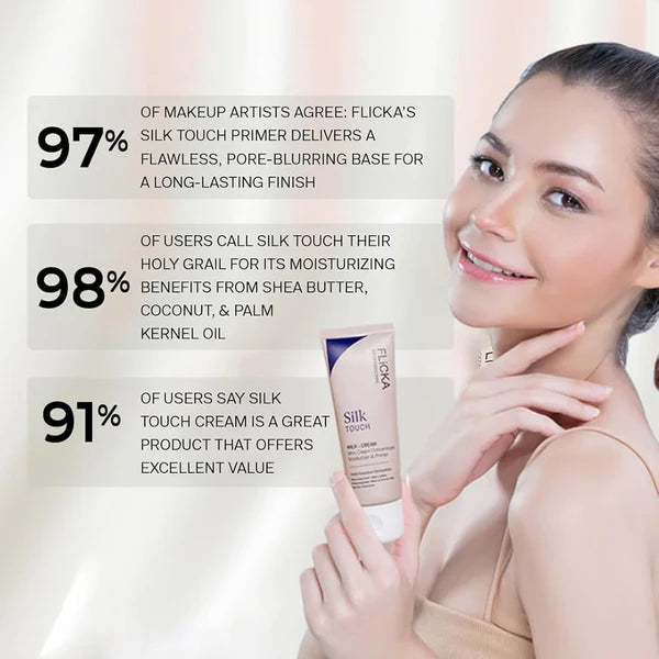 Flicka Silk Touch Milk Cream Moisturizer & Primer - 60g