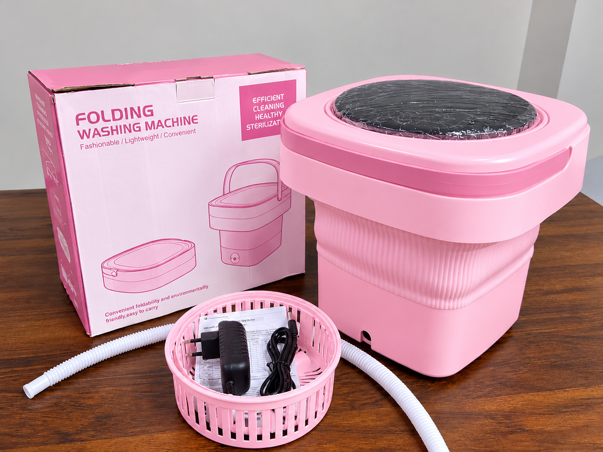 Portable Folding Mini Washing Machine with Sterilization and Drying 3 Washing Modes