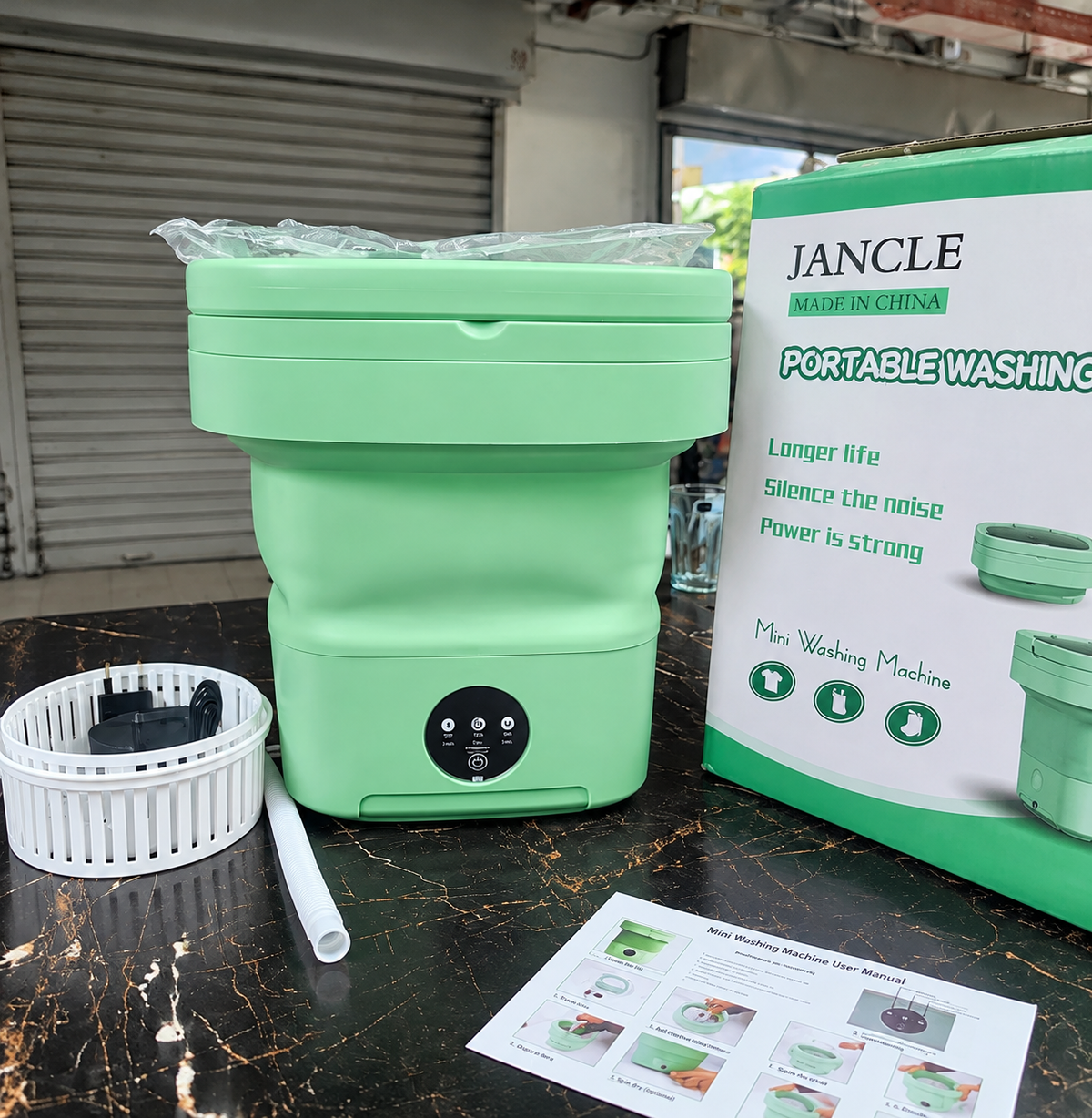Portable Folding Mini Washing Machine with Sterilization and Drying 3 Washing Modes