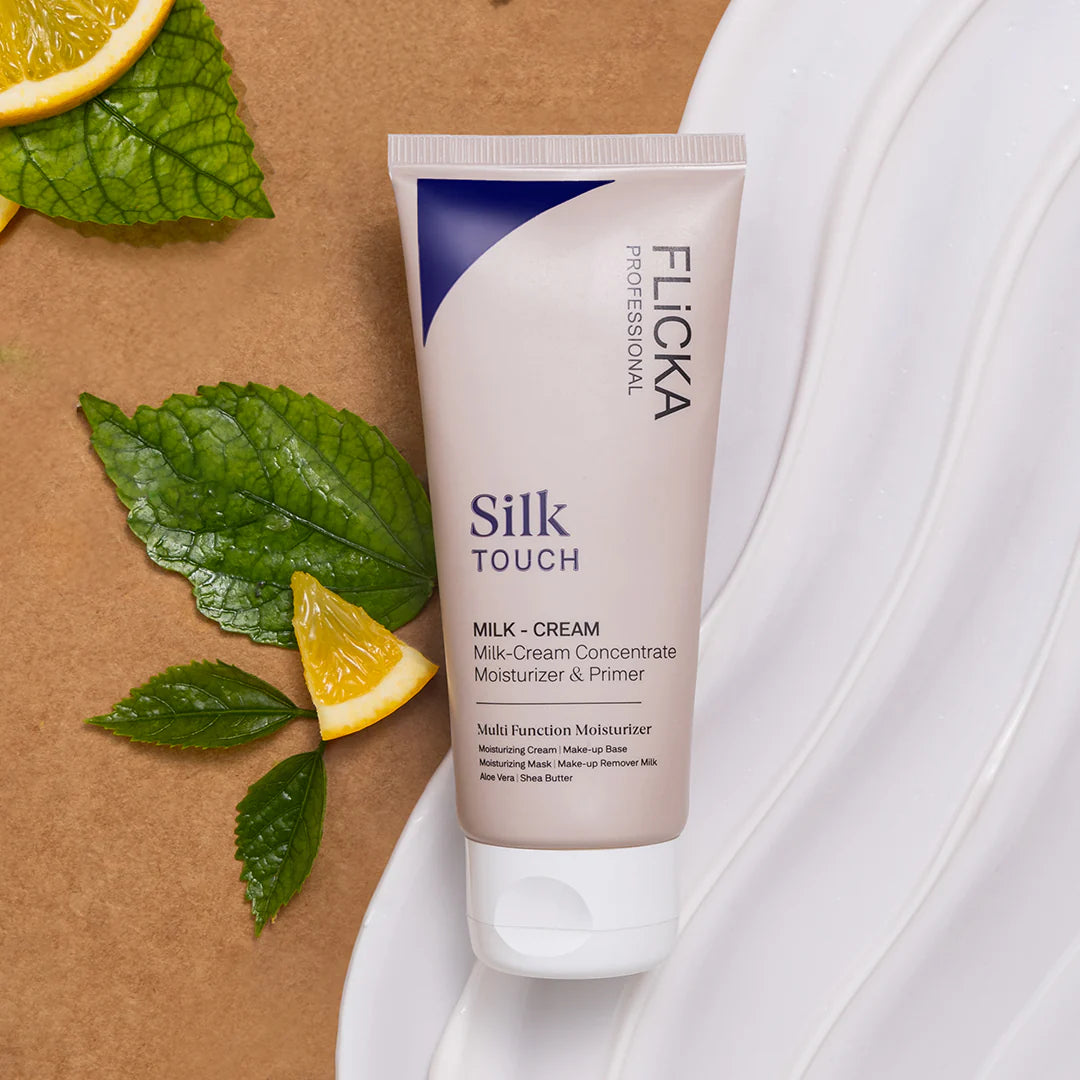 Flicka Silk Touch Milk Cream Moisturizer & Primer - 60g