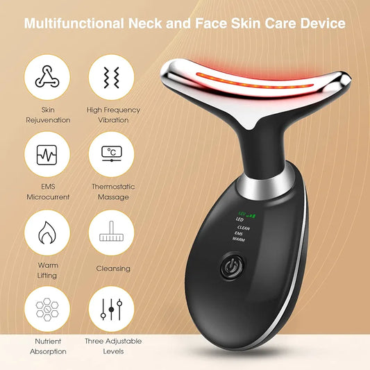 ✨ LED Light Therapy Face Mask – Anti-Aging & Acne Treatment