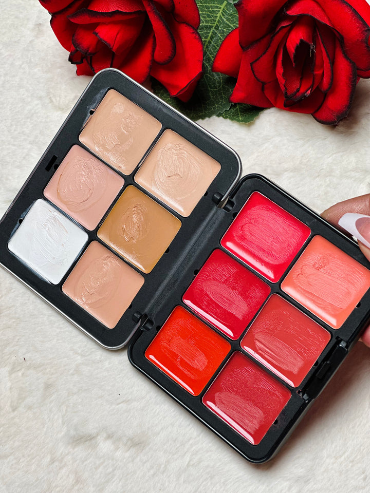 2 IN 1 CARLA SECRET CREAM BLUSH AND CONCEALER PALETTE