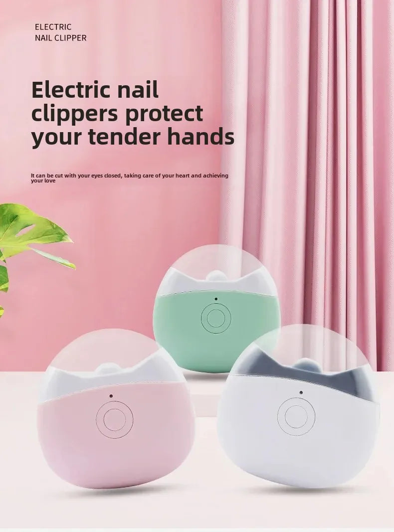 Mini Smart Nail Clipper, Professional Electric Nail Trimmer