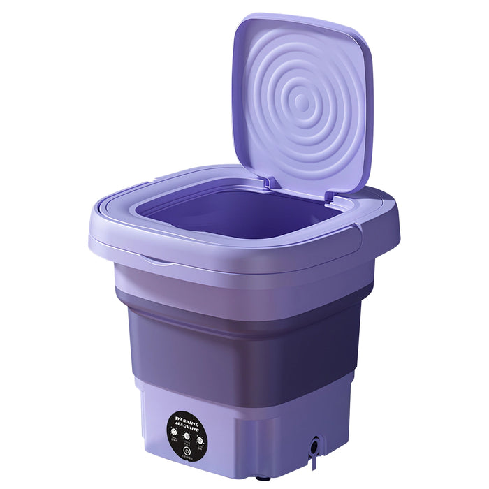 Portable Folding Mini Washing Machine with Sterilization and Drying | 6L Capacity, 3 Washing Modes