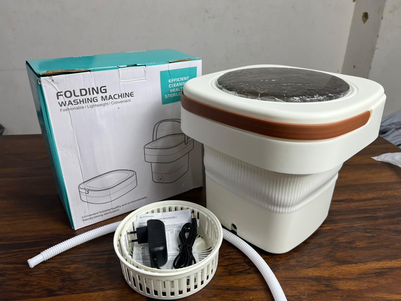 Portable Folding Mini Washing Machine with Sterilization and Drying | 6L Capacity, 3 Washing Modes