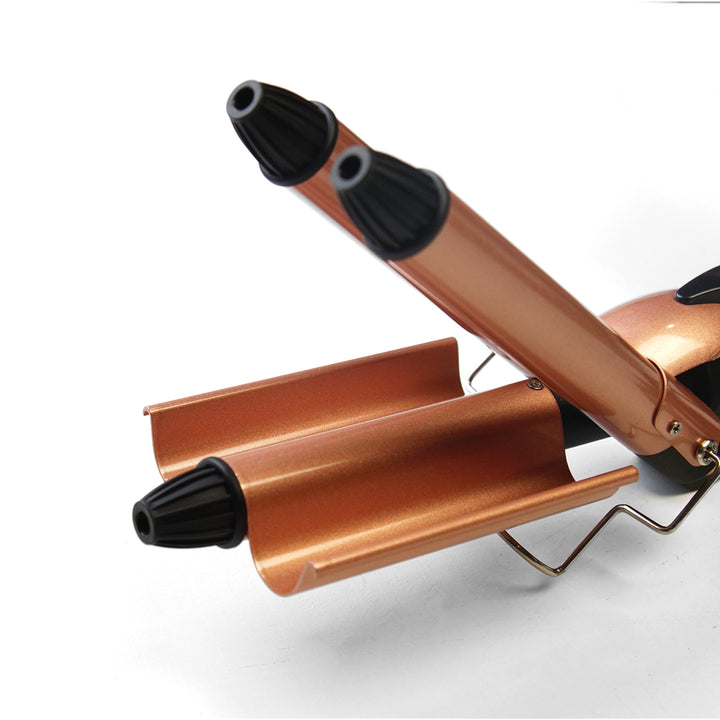 KM-1010 Foldable Three 3 Barrel Curler │ Waiver