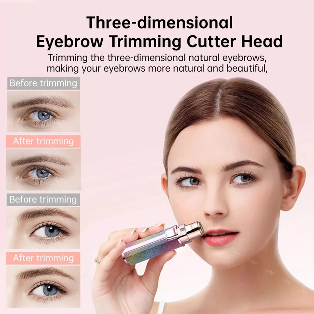 Blawless Rechargeable 2 in 1 Eyebrow Trimmer + Hair Shaver