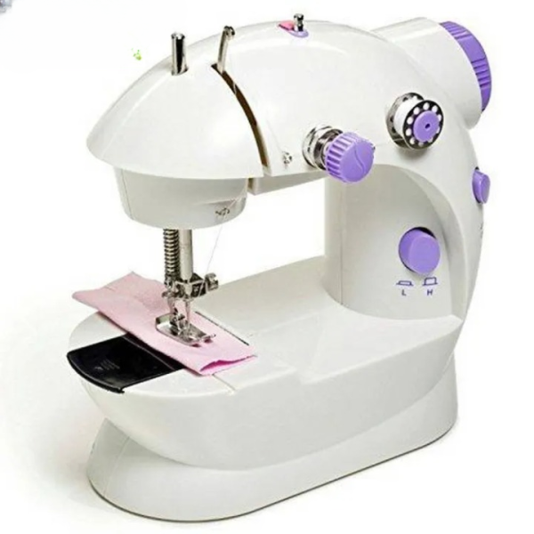 4-in-1 Semi-Automatic Portable Sewing Machine for Home/DIY