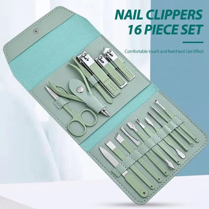 Portable 16 pcs Manicure Kit
