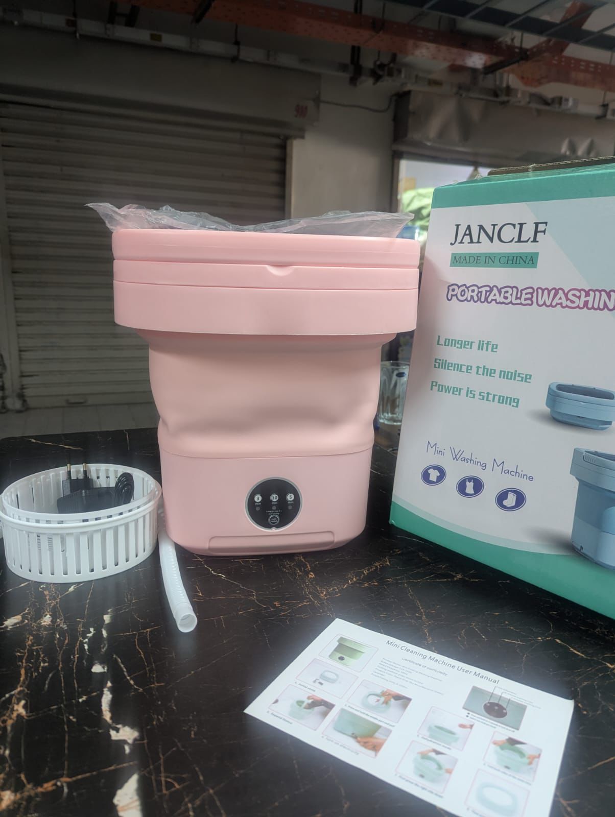 Portable Folding Mini Washing Machine with Sterilization and Drying | 6L Capacity, 3 Washing Modes